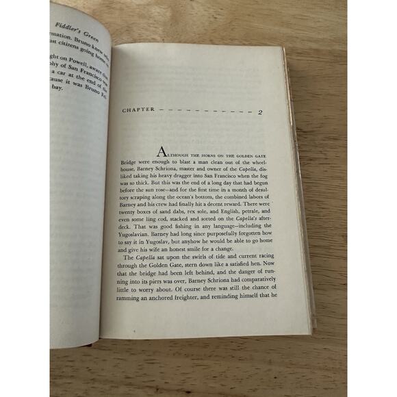 Fiddler's Green by Ernest K Gann HC/BC/DJ/1st Edition 1950 Book Novel Adventure - Picture 6 of 15